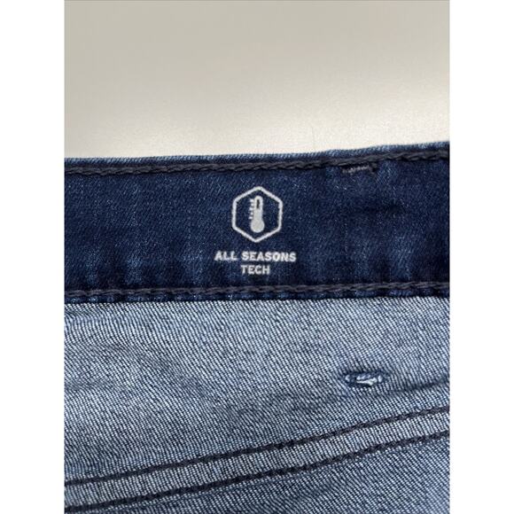 Levi's 502 Jeans Men 38 x 34 All Seasons Tech Dark Wash Straight High Rise Pant - Picture 7 of 15